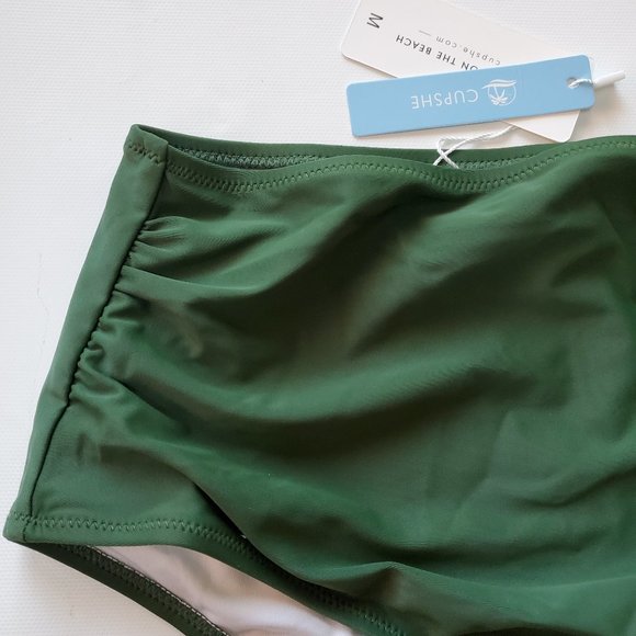 Cupshe Swimsuit, Green Bottoms, Size Medium - Picture 6 of 11